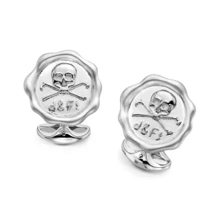 Deakin & Francis Cufflinks Sterling Silver D&F1