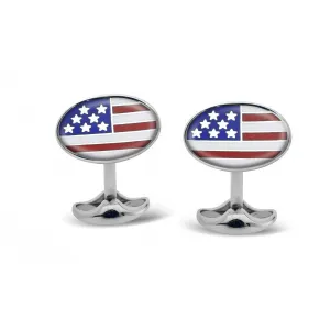 Deakin & Francis Cufflinks USA Enamel