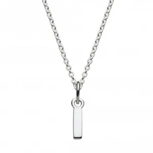Dew Sterling Silver Dinky I Initial Pendant 9092HPI