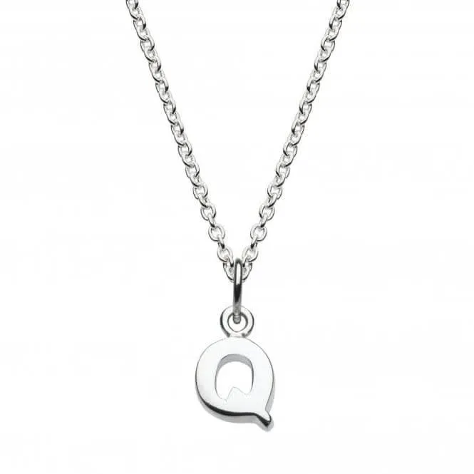 Dew Sterling Silver Dinky Q Initial Pendant 9092HPQ