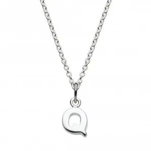Dew Sterling Silver Dinky Q Initial Pendant 9092HPQ