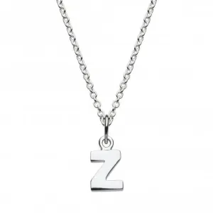 Dew Sterling Silver Dinky Z Initial Pendant 9092HPZ