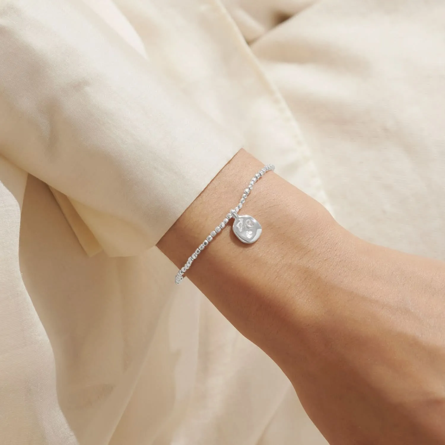 Dolce Vita Happiest of Birthdays Silver Plated Bracelet 8495