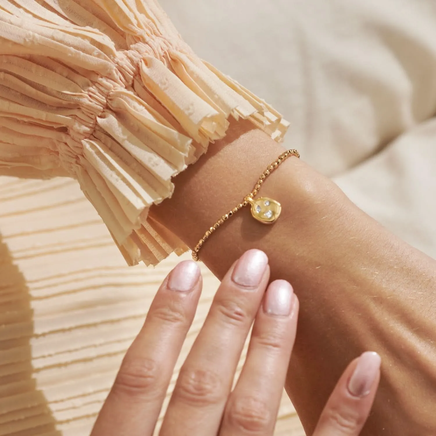 Dolce Vita You Make My Heart Smile Gold Plated Bracelet 8498