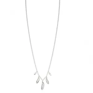 Elements Silver Highly Polished Dew Drop Necklace N4179