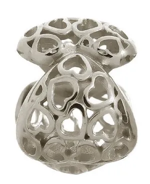 Endless Jewellery Charm Heart Beat Silver