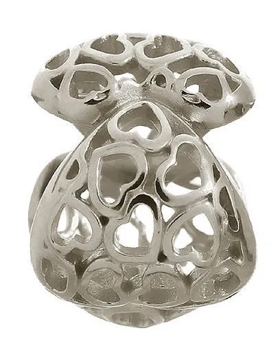 Endless Jewellery Charm Heart Beat Silver