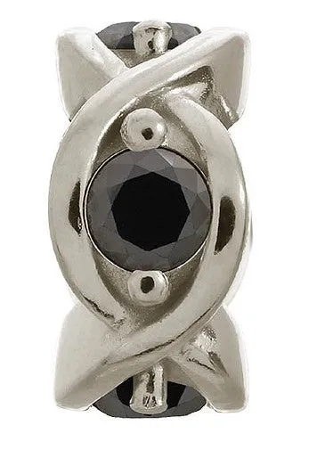 Endless Jewellery Charm Heaven Black Silver