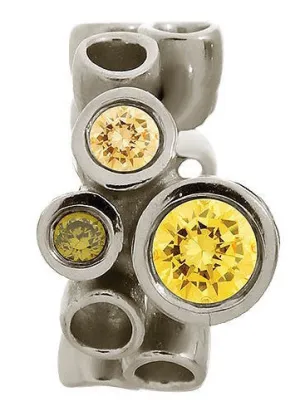 Endless Jewellery Charm Multi Gemstones Citrine Silver