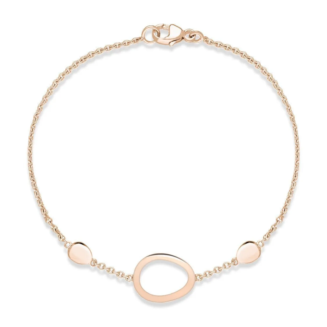 Faberge Sasha 18ct Rose Gold 0.15ct Diamond Bracelet