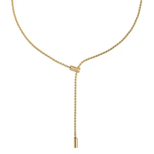 Fope Aria 18ct Yellow Gold 0.01ct Diamond Adjustable Slider Necklace