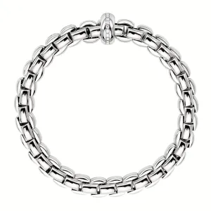 Fope Eka 18ct White Gold 0.19ct Diamond Bracelet