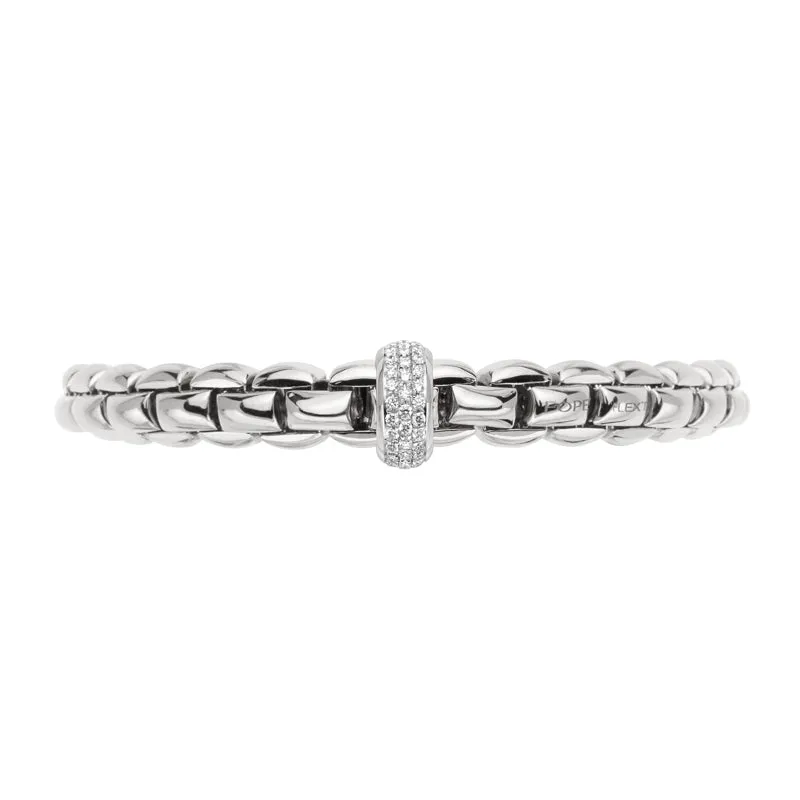 Fope Eka 18ct White Gold 0.58ct Diamond Bracelet