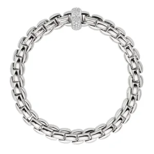 Fope Eka 18ct White Gold 0.58ct Diamond Bracelet