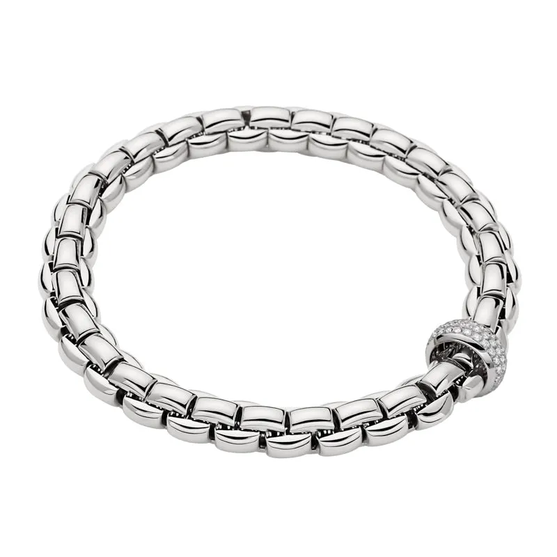 Fope Eka 18ct White Gold 0.58ct Diamond Bracelet