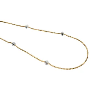 Fope Eka 18ct Yellow Gold 0.60ct Diamond 100cm Necklace