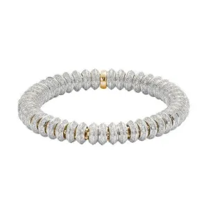 Fope Flex'it Solo 18ct Yellow Gold 7.29ct Diamond Bracelet