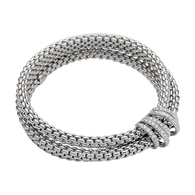 Fope Mialuce 18ct White Gold 1.20ct Diamond Bracelet