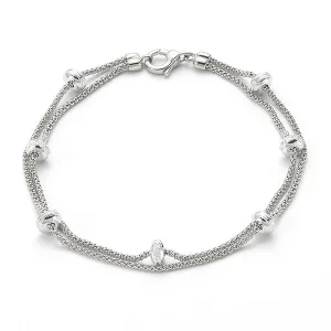 Fope Phylo 18ct White Gold 0.24ct Diamond Bracelet