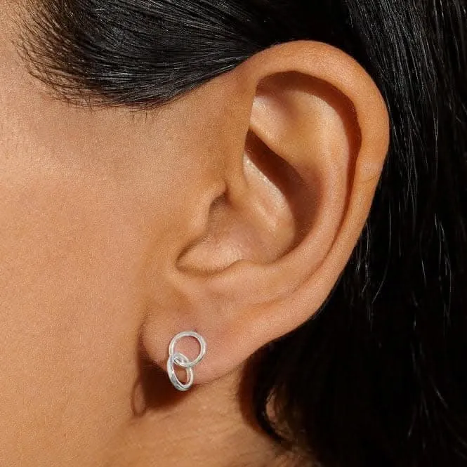 Forever Yours Super Sister Silver Plated Earrings 6762