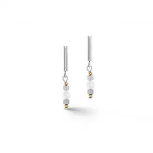 Freshwater Pearl White Silver Ear Studs 1127/21-1417