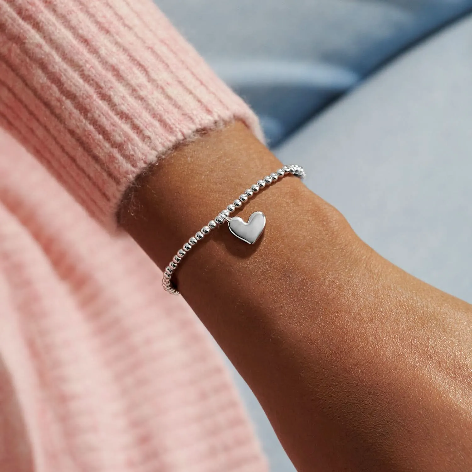 From The Heart Gift Box With Love Silver Plated Bracelet 7680
