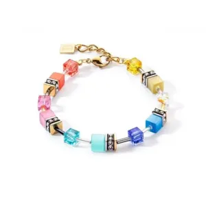 GeoCUBE Iconic Classic Multicolour Gold Bracelet 2838/30-1521