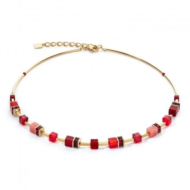 GeoCUBE Iconic Lite Red Necklace 2800/10-0300
