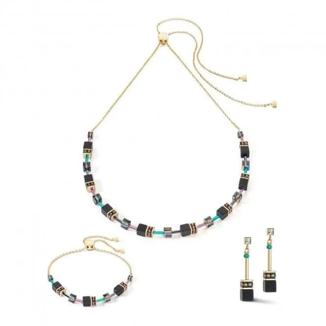 GeoCUBE Iconic Nature Black Multicolour Chain Bracelet 3035/30-1315