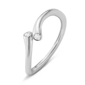 Georg Jensen Magic 18ct White Gold Diamond Ring D