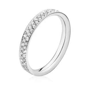 Georg Jensen Magic 18ct White Gold Pave-Set Diamond Band Ring