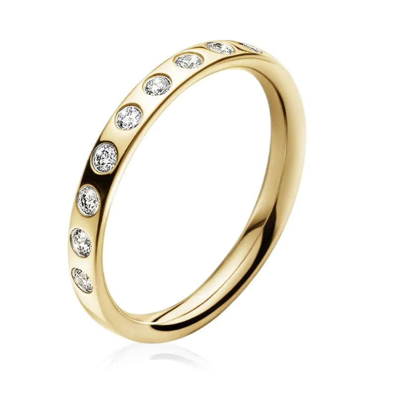 Georg Jensen Magic 18ct Yellow Gold Diamond Band Ring