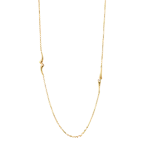 Georg Jensen Magic 18ct Yellow Gold Diamond Long Necklace D