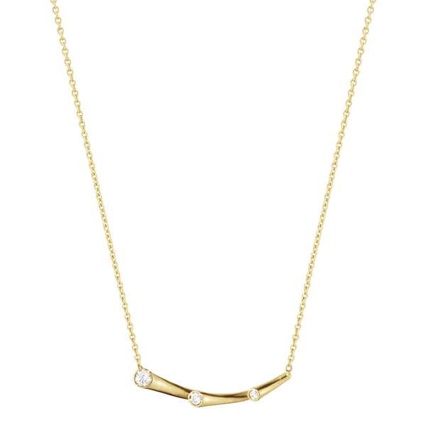 Georg Jensen Magic 18ct Yellow Gold Diamond Necklace