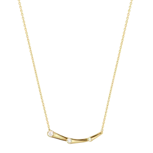 Georg Jensen Magic 18ct Yellow Gold Diamond Necklace