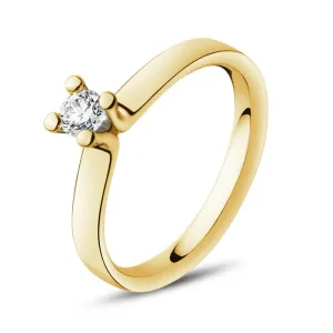 Georg Jensen Magic 18ct Yellow Gold Diamond Solitaire Ring