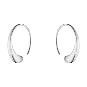 Georg Jensen Mercy Sterling Silver Large Open Hoop Earrings