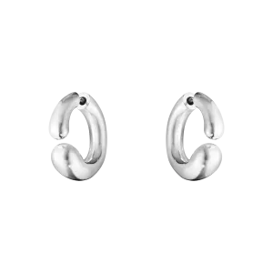 Georg Jensen Mercy Sterling Silver Open Hoop Earrings