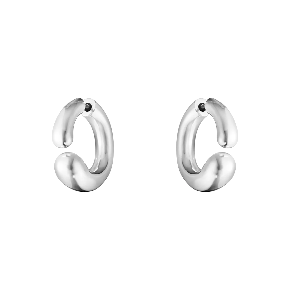 Georg Jensen Mercy Sterling Silver Open Hoop Earrings