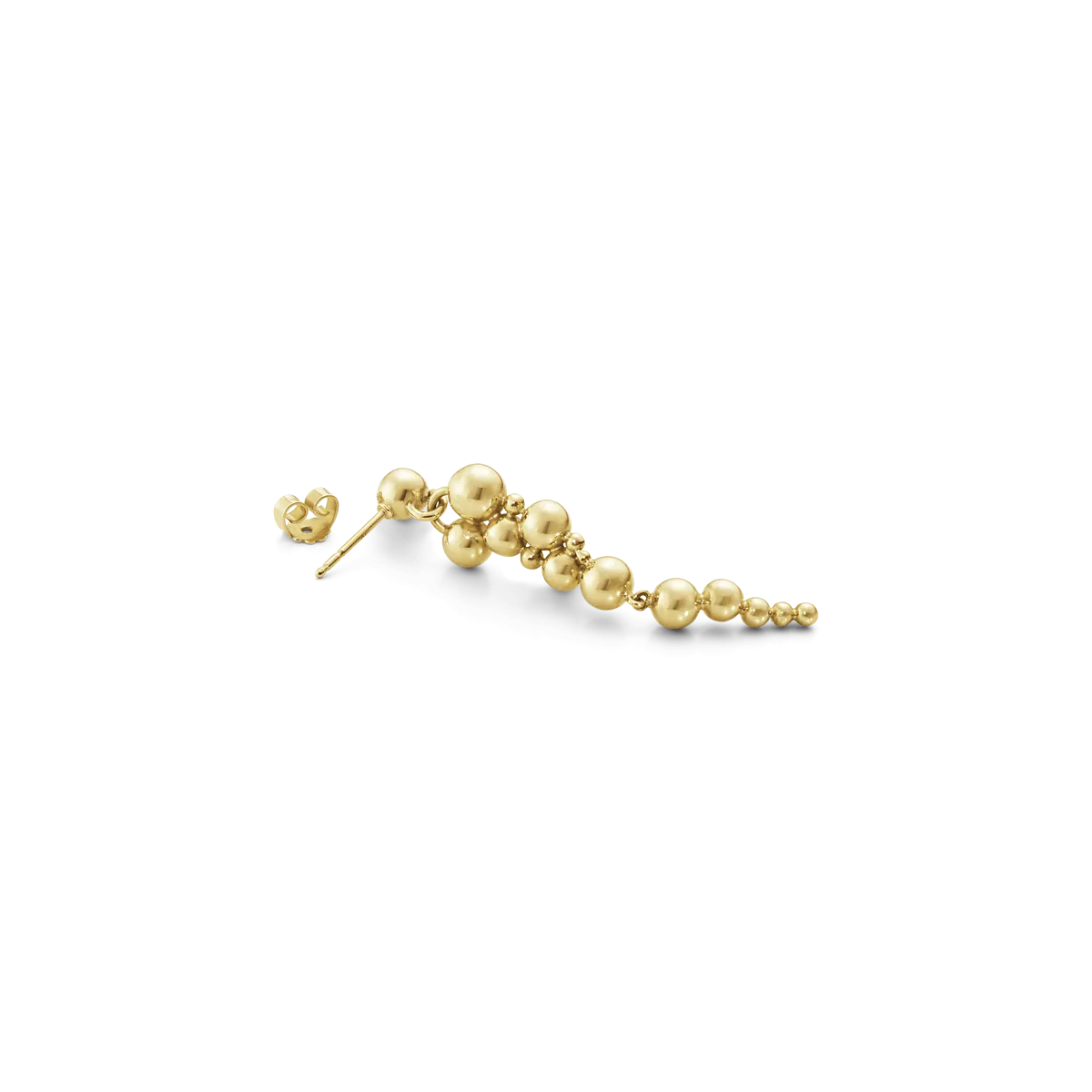 Georg Jensen Moonlight Grapes 18ct Yellow Gold Diamond Drop Earrings