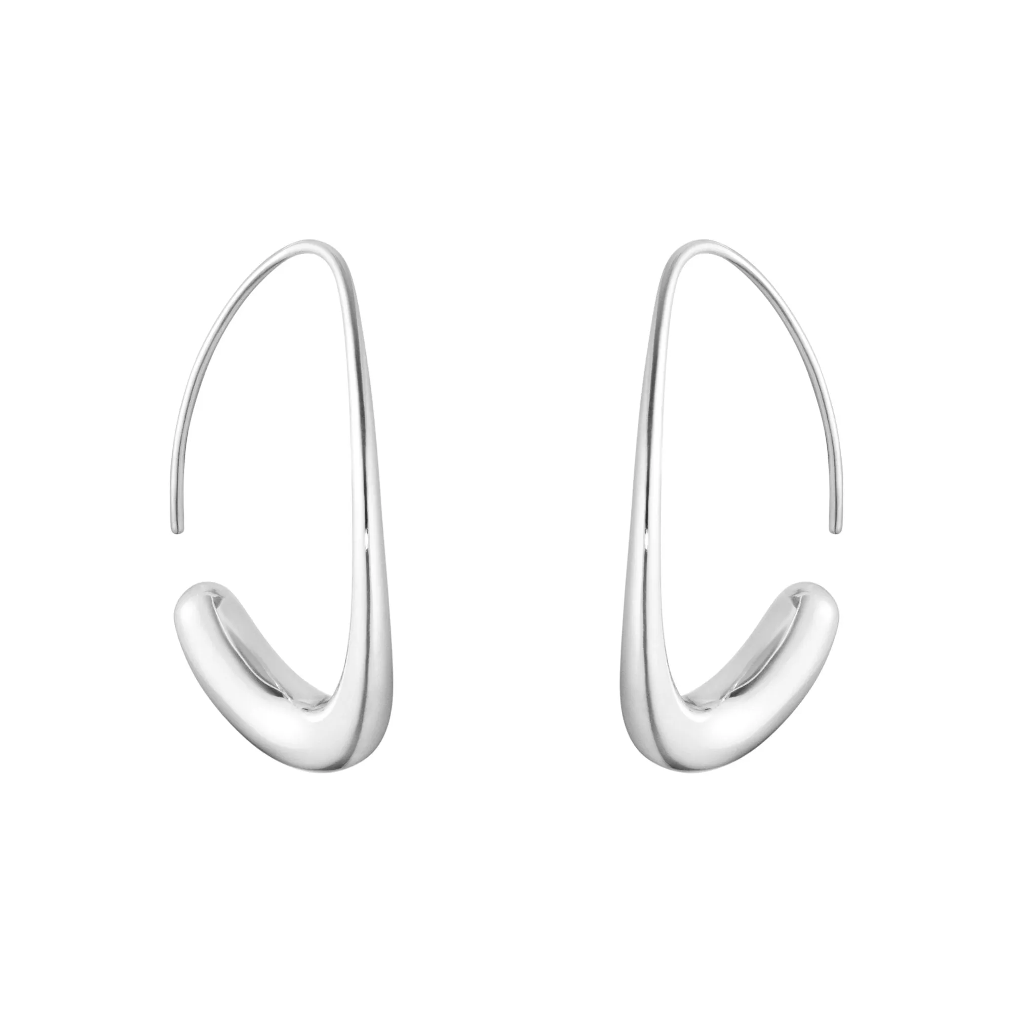 Georg Jensen Offspring Sterling Silver Earhoops