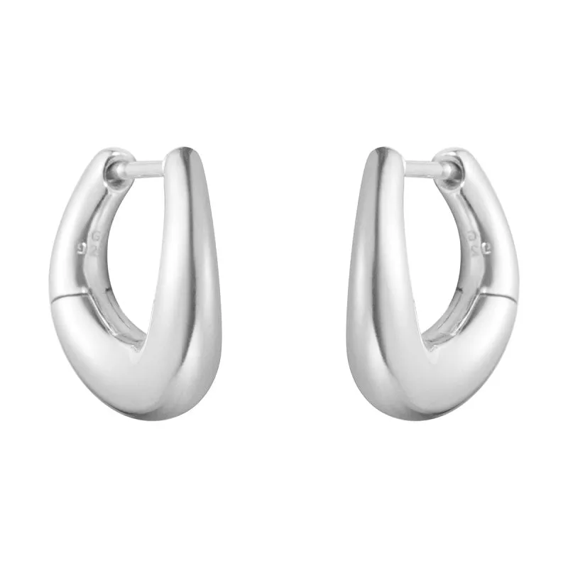 Georg Jensen Offspring Sterling Silver Small Hoop Earrings