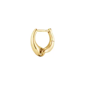 Georg Jensen Reflect 18ct Yellow Gold Small Hoop Single Earring
