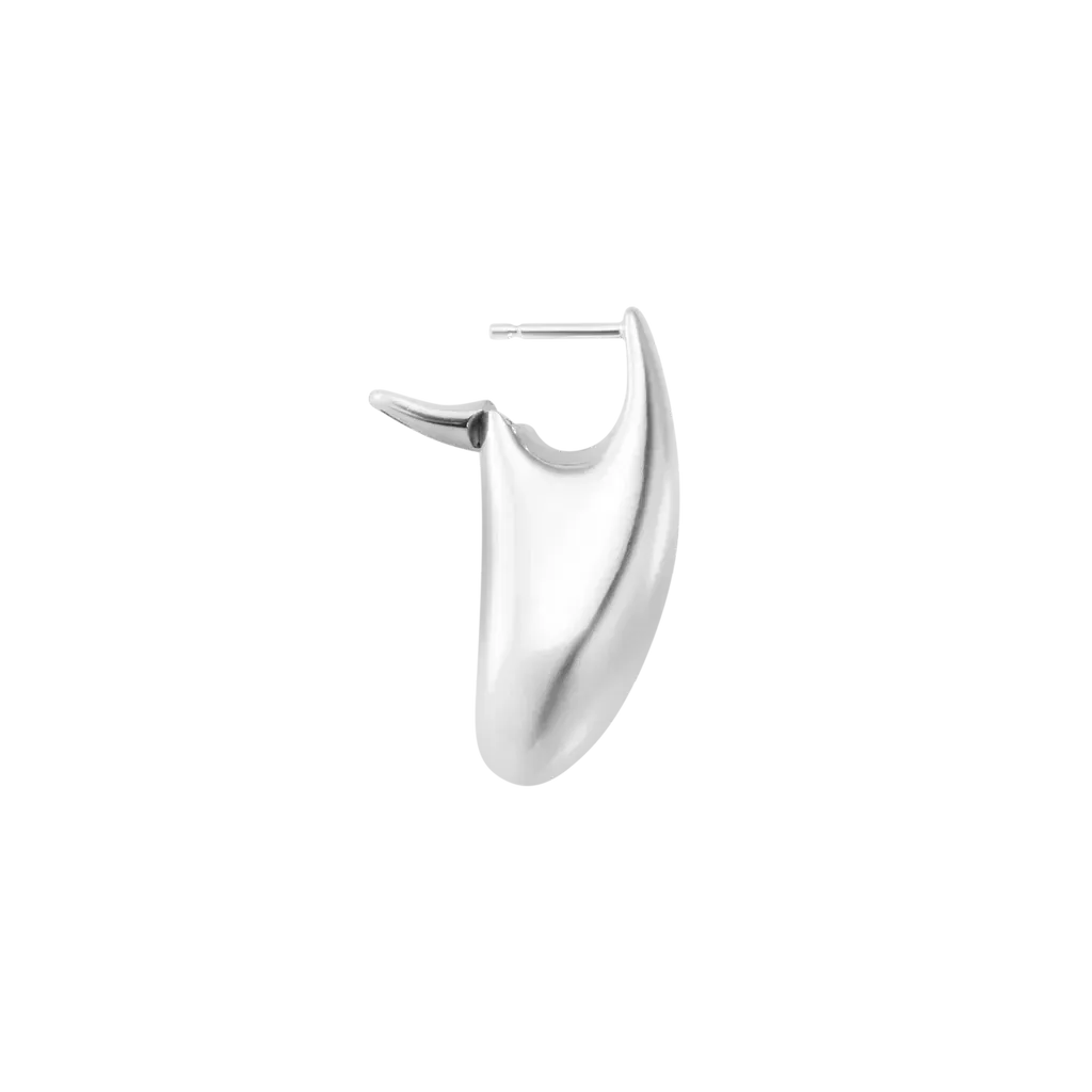 Georg Jensen Reflect Sterling Silver Large Earrings Pair