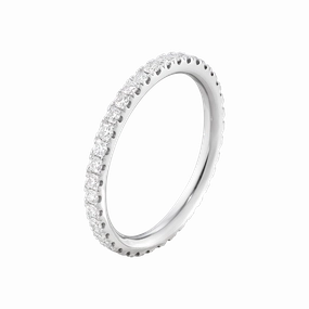 Georg Jensen Aurora 18ct White Gold 0.46ct Diamond Eternity Ring