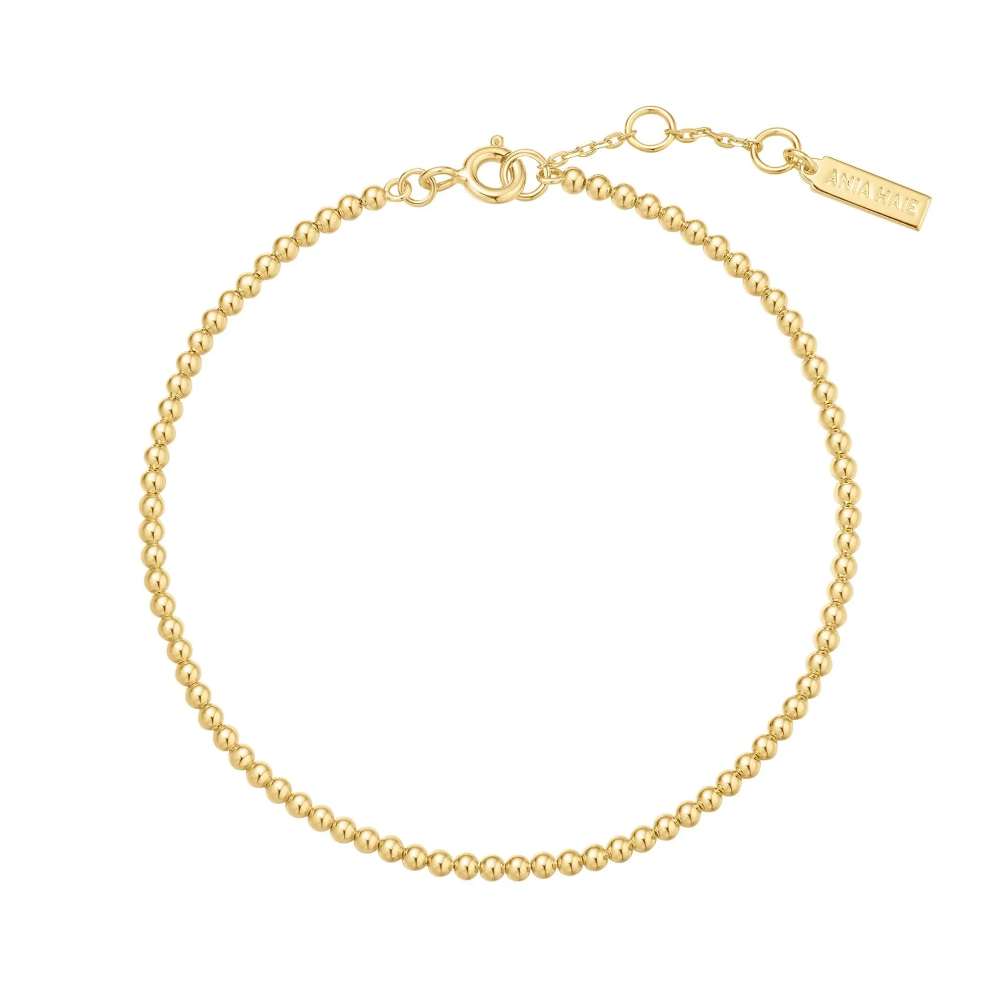 Gold Beaded Bracelet B063-03G