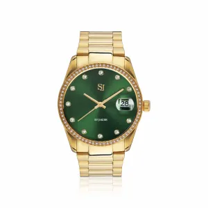 Gold Plated Aurora Set Gold SJ-W1056SET-CZ-YG