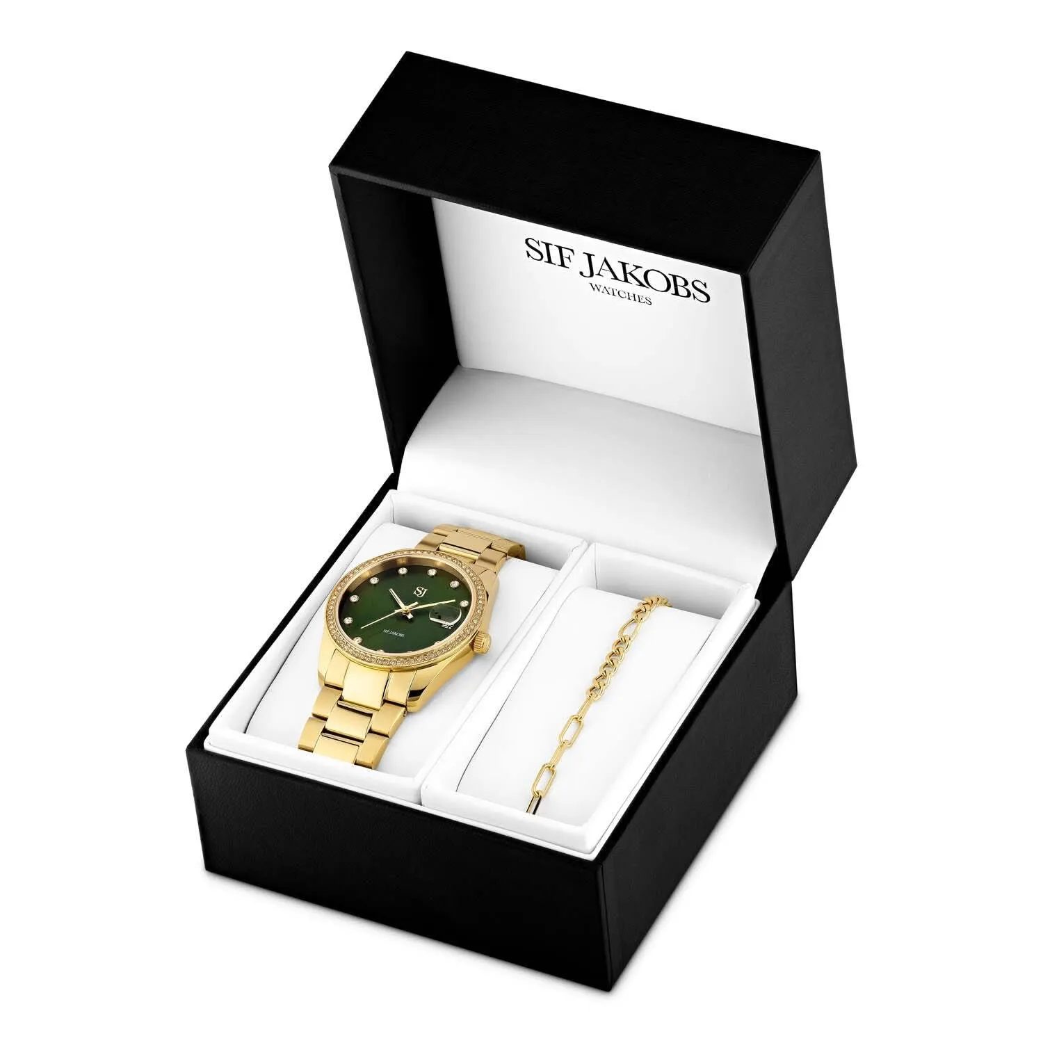 Gold Plated Aurora Set Gold SJ-W1056SET-CZ-YG