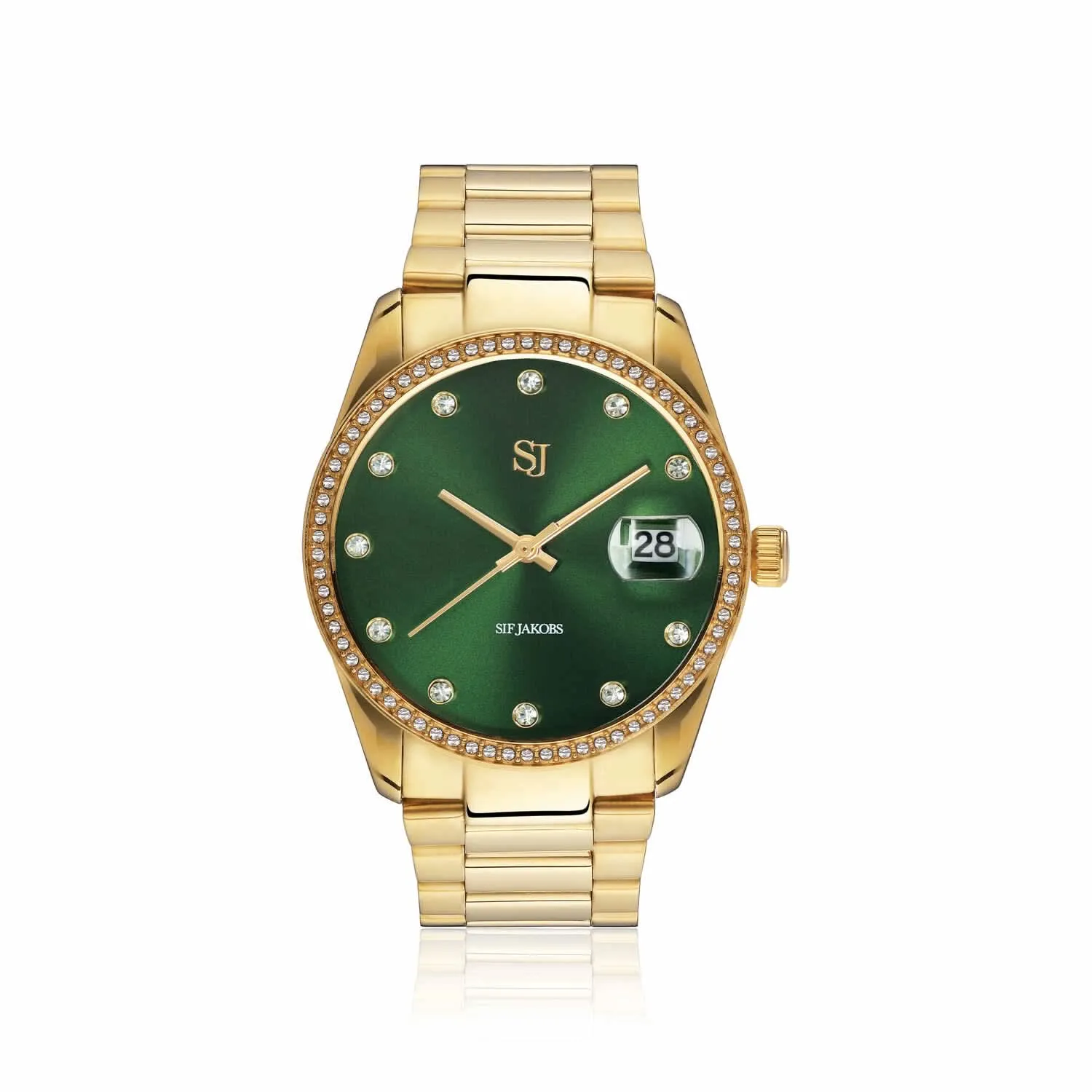 Gold Plated Aurora Set Gold SJ-W1056SET-CZ-YG