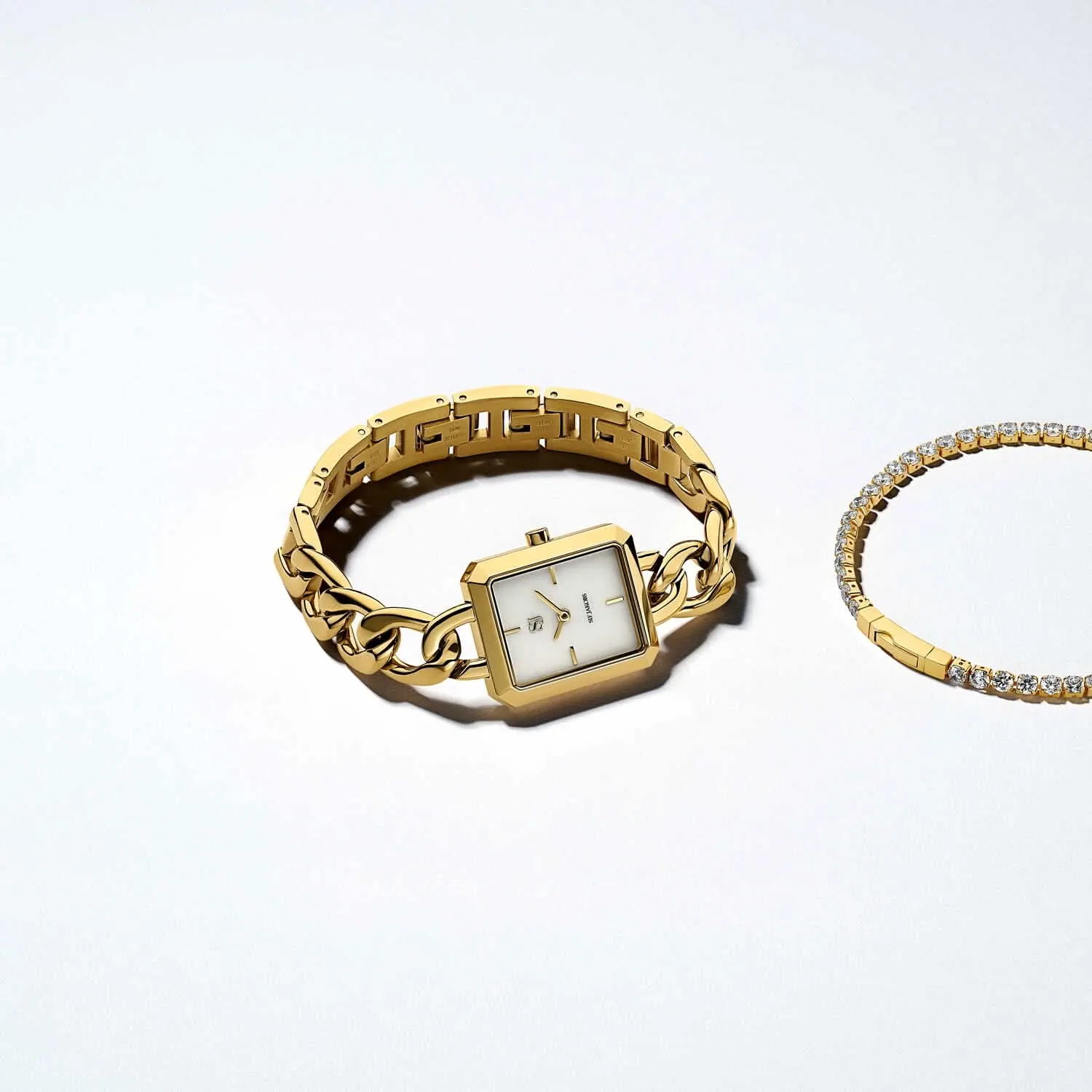Gold Plated Gisella Watch Set SJ-W1022SET-YG